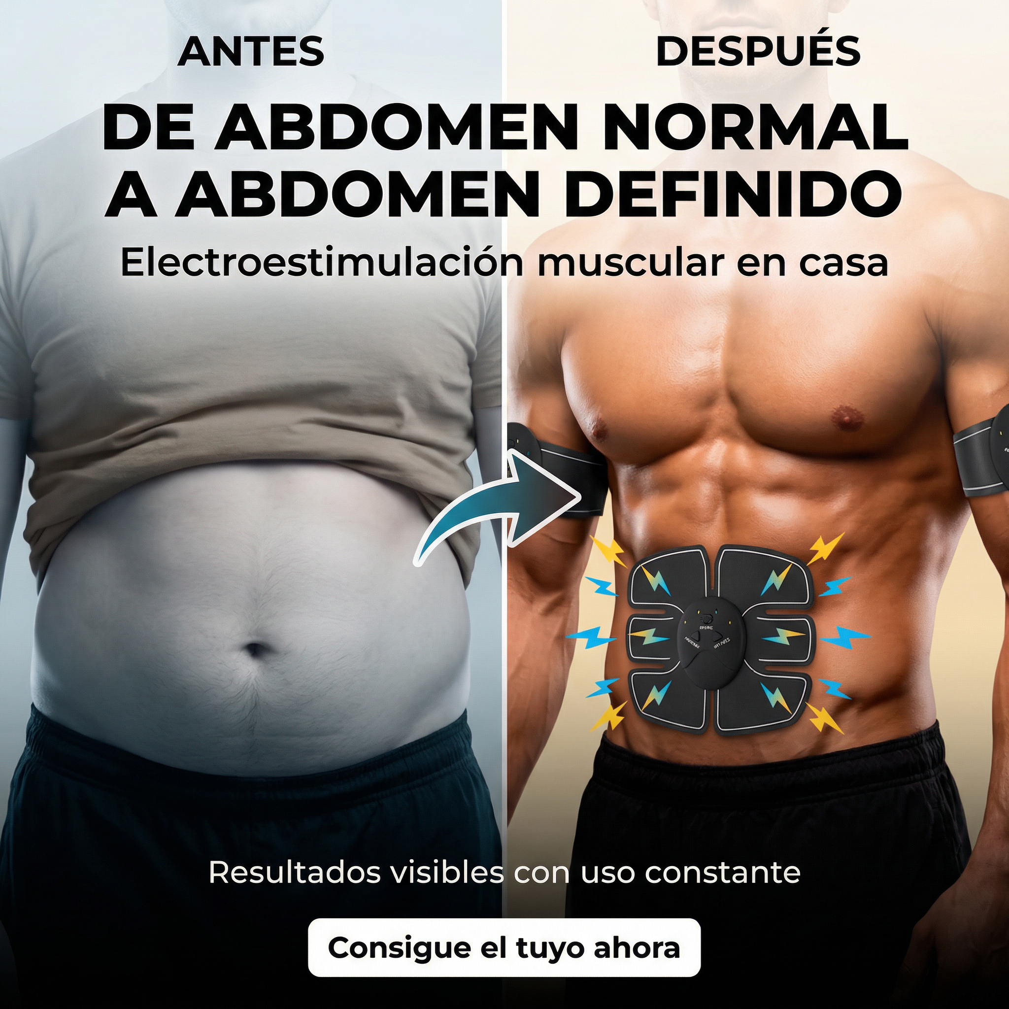 ElectroForma Pro™ – Tonificador Muscular EMS 3 en 1